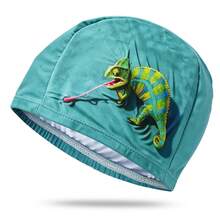 Topi Renang Poliester Unisex Dewasa Pria Wanita Cepat Kering Bernapas Elastis Kain Lembut Topi Renang Anti Selip Ringan Nyaman Topi Mandi Portabel Untuk Kolam Renang Latihan Menyelam Pantai Spa Olahraga Air - MultiWarna - View 14