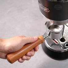 1pc 51mm Wooden Portafilter Handle Compatible With Dedica EC685 - Redwood - View 4