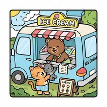 1 Libro de Atmósfera de Verano Cómoda: Libro de Colorear Audaz y Simple Adecuado para Adultos y Niños, con Escenas de Animales Lindos de Verano, Relajante y Calmante, 24 Páginas para Colorear, Experiencia de Coloreado Muy Simple y Cómoda, Adecuado para Amigos, Parejas y Familia, Adecuado para Fiestas, Halloween y Otras Festividades. Opción de Regalo Perfecta, Suministros de Pintura y Aprendizaje. - Página para colorear con ambiente veraniego agradable - Ver 4