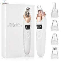 Hailicare 電動黑頭吸除器，USB充電式，深層清潔臉部毛孔，居家美容護膚工具 - 查看 2