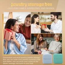1 PC Travel Jewelry Bridesmaid Box Custom Jewelry Box Travel Jewelry Case Sage Green Box Bridesmaid Gift Personalized Box Name - Multicolor - View 5