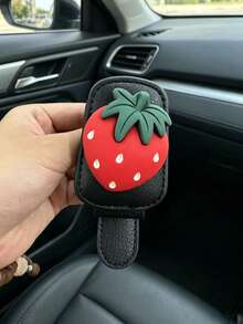 1個甜美草莓汽車配件 時尚墨鏡夾附卡槽 可愛車內收納夾 - 草莓 - 查看 13