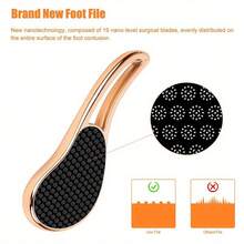 Nano Glass Foot File Callus Remover Foot Scrubber Pumice Stone Foot Rasp - Nano Black Glass - View 12
