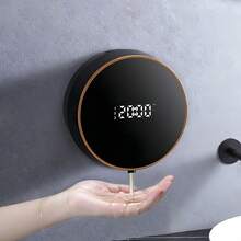 Dispensador de jabón automático inteligente W1, máquina de lavado de manos con sensor inteligente, dispensador de jabón en gel, montado en la pared, recargable por USB - Ver 15