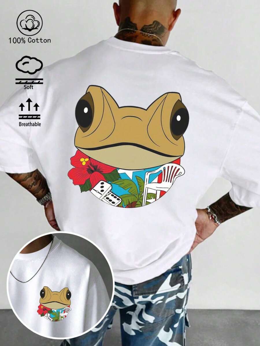Men T-Shirts - 白色-3 - 查看 1