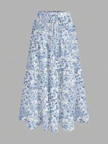 yonghongmaoyi1   Falda de estilo pastel multicapa casual de vacaciones para mujer, adecuada para el verano - Multicolor - Ver 7