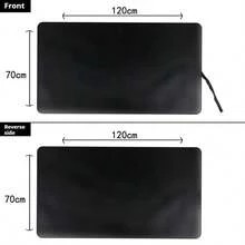 1pc 27.5*47.2 Inch Waterproof & Stain-Resistant Car Trunk Mat - Universal For Sedan, SUV, Truck, Foldable Trunk Mat, Polyester Material, Effectively Prevents Water Stains And Dirt, Easy To Install And Clean, Keeps Car Interior Neat, Enhances Vehicle Interior Protection, Compatible With Car Accessories, Floor Mats, And Seat Covers, Can Be Used As Trunk Protector Mat. - Pet Trunk Mat - View 10