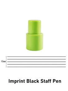 Sello de rodillo autoentintable con pentagrama musical, herramienta de dibujo de 5 líneas para partituras, apto para papel en blanco, cuadernos, creador instantáneo de partituras musicales para músicos, profesores y estudiantes - Varios estilos - Ver 9