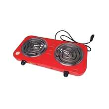 Fogão cooktop Relnix 2 Boca Camping Viagem 2000w 220v - Vermelho - Visão 2