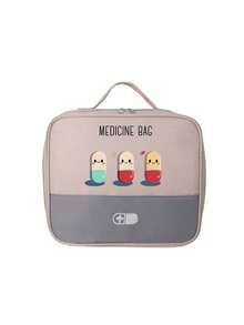 Portable Medical Bag, Printed With "Medicine Bag" And Pill Pattern, Portable Camping Medical Bag, Compact First Aid Kit, Suitable For Travel And Home Portable Storage Bag, Small Medical Bag, Convenient Medical Kit, Emergency Bag, Multiple Colors Available, Back To School Essential, Suitable For Daily/Outdoor/Travel, Suitable For Health-Conscious People And Use Anytime, Anywhere, Essential Medical Accessory, Daily Health Management Organizer - Multicolor - View 26