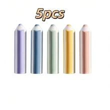 1/5/10pcs Customized Pencil-Shaped Erasers, Drawing Erasers, Dust-Free Ultra-Clean No-Trace Stationery Learning Supplies, Suitable For Back To School Season - Multicolor - View 9