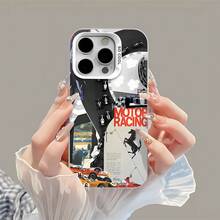 Funda para teléfono con diseño inspirado en las carreras, compatible con fundas para Samsung, Apple, VIVO, OPPO, , ,  y Honor. Fabricada en TPU, protege eficazmente tu teléfono de golpes y caídas. - Blanco - Ver 2