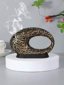Brûleur d'encens en résine de style architectural exquis, double fonction comme brûleur d'encens et décoration d'intérieur. Convient pour la chambre, le salon, le bureau, le studio de yoga et les fêtes, créant une atmosphère élégante. Cadeau idéal pour les vacances, la rentrée scolaire, la saison des diplômes et les femmes. - Multicolore - Voir 1