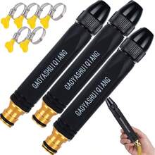 3-Piece Set High Pressure Car Wash Water Gun With Pressurized Nozzle - Adjustable Spray Modes, Powerful High Pressure Home Car Washer And Garden Sprayer, Multi-Function Lawn Sprayer, High Pressure Water Gun - High-pressure Water Gun - View 6