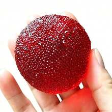 1pc Ice Cream Red Cherry Stress Ball Squeeze Toy, Malleable Non-Bouncing Fidget Toy, ASMR Squeeze Ball, Adult Stress Relief Toy - Multicolor - View 7