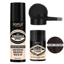 Goiple 15g Hair Fiber Set, Includes Hair Fiber And Styling Spray, Styling Spray Can Lock Fibers, Enhance Bonding Between Fibers And Thin Hair, Suitable For Sparse Hair, Instant Thickening And Volumizing, Styling Hair Powder - Multicolor - View 13