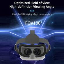 適用於 iPhone 或 Android 的 VR 眼鏡，虛擬實境 3D 眼鏡，相容 4.7-7 吋手機，支援手機遊戲與電影 - 查看 5