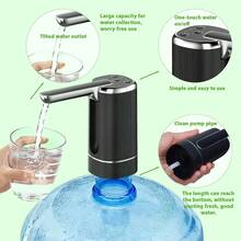 Household Electric Water Pump, Water Dispenser For Bottled Water And Mineral Water, Foldable Timer And Quantitative Large Motor Automatic Water Pump, USB Charging, Suitable For Camping, Outdoor Cooking And Home Use! - Multicolor - View 7