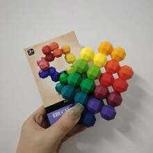 3D Puzzle DIY Educational Set - Colorful Beads Interactive Brain Game, Multi-Functional Gift For Teens And Children, Best Choice For Christmas - Multicolor - View 10