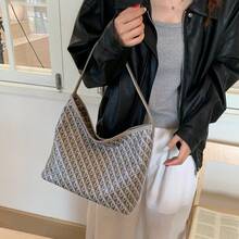 SHIMEINI 2026 New Printed Fashion 2 Pieces Set Shoulder Bag With Coin Purse, Suitable For Women's Daily Use, Vacation, Travel, Holiday, Dating, Gift - Grey - View 3