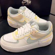 Nike AF1 SHADOW Air Force 1 女款低筒休閒運動鞋 - 白色/多色 - 查看 8