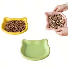 2pcs Table Plastic Trays, Cat-Shaped Plastic Trays, Multi-Function Pet Trays, Multi-Cat Household, Colorful Assortment, Smooth Surface, Easy To Clean, Reusable, Perfect For Kitchen, Bathroom, Vanity And Office Use. As Desktop Storage Trays And Decorative Trays. - Multicolor - View 7