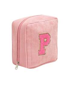 Sanitary Napkin Storage Bag, Letter Pattern Sanitary Napkin Storage Bag, Portable Makeup & Lipstick Bag, School Supplies Storage Bag, Can Be Used To Store Sanitary Napkins, Panty Liners, Cosmetics, Essential For Girls When Going Out. - Multicolor - View 18