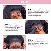 Dola Hair 100ML Melting Spray untuk Wig Lace, Formula Cepat Meleleh Profesional untuk Perekat Wig Lace Depan, Tanpa Residu & Tanpa Kerusakan - 100ml - View 6