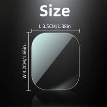 3pcs Tempered Glass Screen Protector For Apple Watch Ultra 3/Ultra 2/Ultra (49mm), Ultra-Clear, Thin Fit, Sensitive Touch, 9H Hardness, Scratch-Resistant - 3pcs, Transparent - View 8