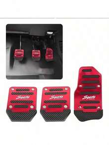 3PCS Multi-Color Universal Car Brake & Accelerator Pedal Pads, Anti-Slip Pedal Pad Set, Accelerator Pedal Cover, Car Brake Pedal Protector, High-Quality Anti-Slip Pedal Pads, 3-Color Brake, Accelerator, Clutch Pedal Set, Suitable For Manual Transmission Car Pedal Pads, Anti-Slip Durable Foot Pedals - Foot Pedal - View 11