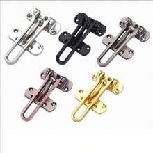 Anti-Theft Chain - Door Lock Buckle Door Stopper, Door Bolt Safety Chain/Security Lock - Room Door Safety Lock, Hotel Door Anti-Theft Lock - A - View 4