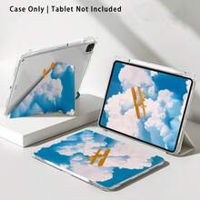 飛機與雲朵圖案彩繪效果平板保護殼附支架，適用於 Honor 8/9/10/X8/X8A/X9/X8Pro/X9Pro、MatePad SE 11"/MatePad 11"/11.5"、MatePad Pro、Apple 10th/11th Gen 2025 (A16)、Galaxy Tab A7/A9 及其他熱門機型 - 款式15 - 查看 8