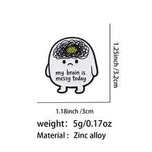 領口琺瑯徽章胸針 背包包包裝飾徽章 酷炫裝飾 適合送給朋友的禮物 - 彩色 - 查看 4