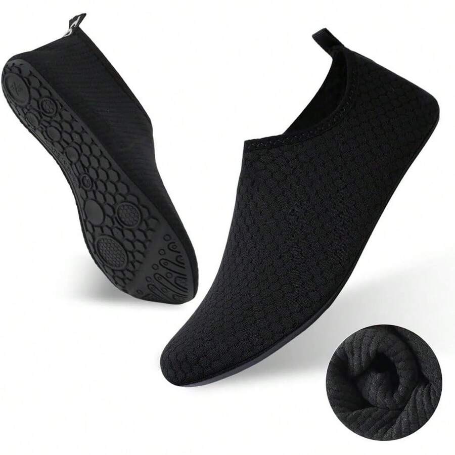 Women's Water Shoes, Men's Beach Shoes, Lightweight And Durable Swimming Shoes, Comfortable And Cushioned, Breathable Quick-Drying Diving Water Shoes, For Aquatic Activities - 25.0 cm - 查看 1