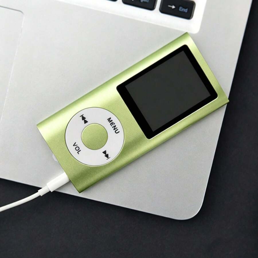 Reproductor de medios MP3 MP4 compacto y portátil, reproductor multifunción de música y video con auriculares y cable USB, múltiples colores para deportes al aire libre y viajes - Batería de 150mAh