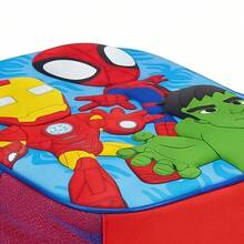 Cerdá Marvel 3D蜘蛛人兒童背包 - 藍色書包，印有蜘蛛人、鋼鐵人和綠巨人圖案，輕便耐用（聚酯纖維/EVA材質），是幼兒園和開學季的理想之選 - 選項 8 - 查看 6