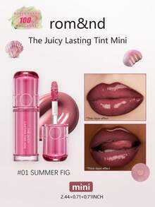 Rom&nd Romand THE JUICY LASTING TINT MINI 01 SUMMER FIG 1g/0.04 Oz，亮澤妝效，高顯色，持久，輕盈，不黏膩，滋潤，平滑唇部，適合初學者，適合日常使用，韓美妝，Olive Young，禮物 - 01 SUMMER FIG - 查看 2