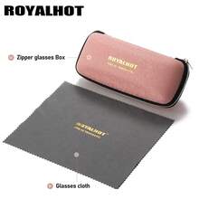 RoyalHot 1 Piece Unisex Preppy Full Frame Plano Glasses Fashionable And Versatile Style Square Frame Plano Glasses - Clear - View 5