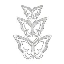 1pc 3 Butterfly Metal Cutting Dies 2026 New, For Card Making, Scrapbooking, DIY Photo Album, Embossed Paper Craft, Eid Al-Adha - LG25-7718 - View 2