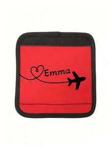 Customizable Name Luggage Handle Cover, Personalized Text Luggage Handle Cover, Customized Stroller Identification Tag, Customizable Luggage Handle Cover - Multicolor - View 6