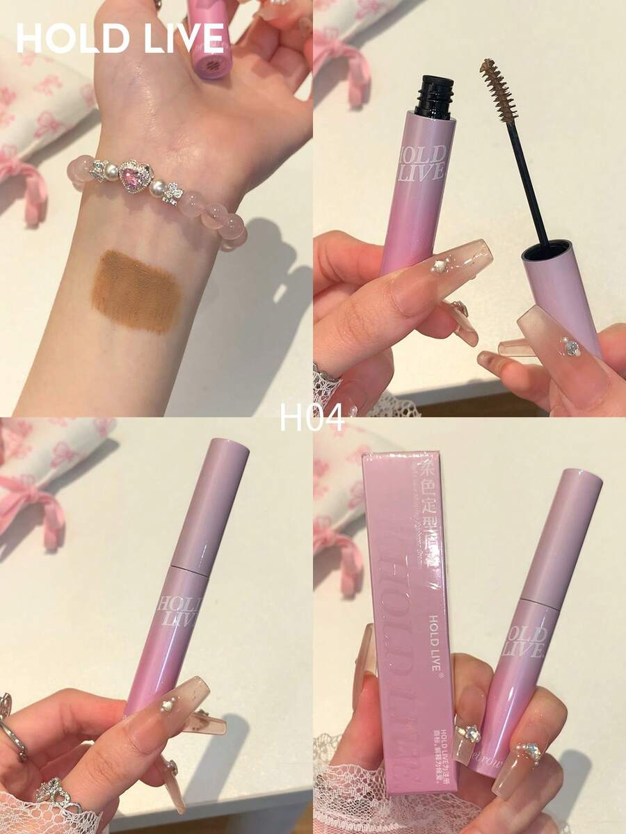 HOLD LIVE Soft Color Shaping Eyebrow Pomade Long-Lasting Fade-Resistant H04 Light Gold, Suitable For Extremely Light Hair Color - H04 Light Gold - View 1