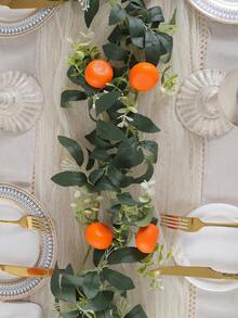 1pc Artificial Orange Stem, Realistic Orange Vine, Kitchen, Home, Party, Spring/Summer Decorative Fruit Ornament - Orange Vine - View 6