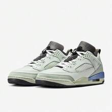 Nike Jordan Spizike LOW 舒適百搭 防滑耐磨 低筒 休閒籃球鞋 男款 綠色 - 綠色 - 查看 4