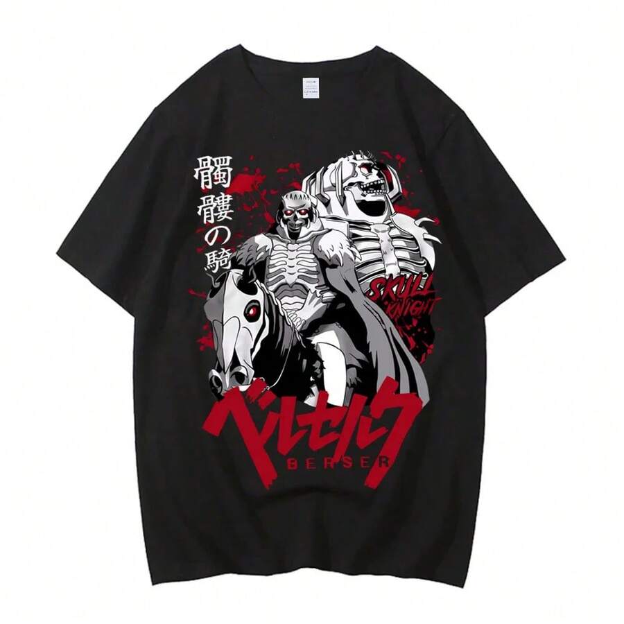 Camiseta de Anime , camiseta de manga corta de algodón de alta calidad para hombres y mujeres, camisetas estampadas, camisetas 2024, ropa para seguidores de - Gris - Ver 1