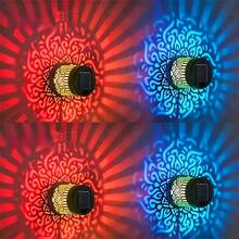 Solar Fence Lights, Metal Solar Outdoor Wall Deck Step Lights Mandala Theme Waterproof Fence Lights, Solar Wall Lights, Suitable For Garden, Lawn, Patio, Stairs, Yard Garden Decoration, Front Door Decoration, Christmas Party Decoration - Black Solar Lamp - View 14