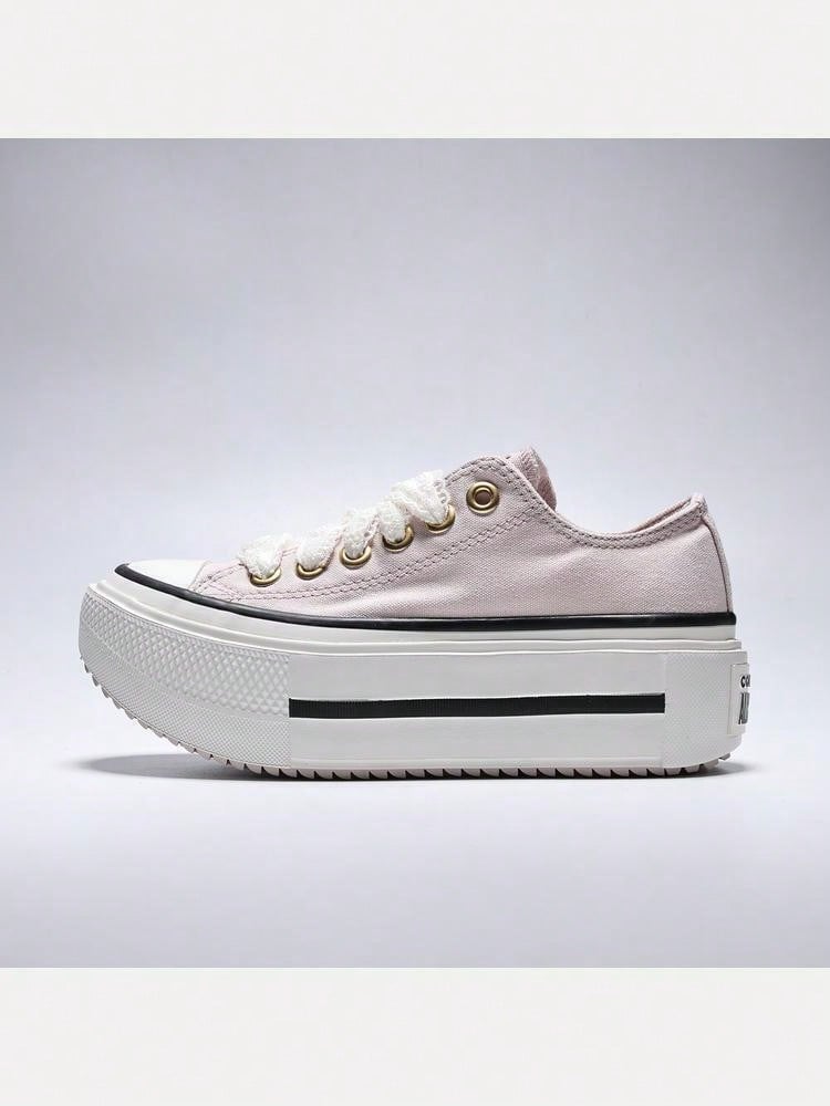 Converse Unisex Chuck Taylor SEASONAL Canvas Low-Top Sneakers A20781C - Baby Pink - View 1