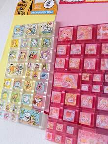 Drop Block Seal 3D Acrylic Square Stickers Cute Cartoon Cat Dog Rabbit Animal Mini Building Block Decorative Stickers For Planner Scrapbook Phone Case DIY Handmade Stationery - Color - View 4