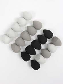 3/5/10/15/20/30/50pcs Mini Random Color & Shape Makeup Sponges, Foundation Puffs Compatible With Liquid Foundation, Cream Foundation, Loose Powder, Multi-Color Makeup Sponges, Latex-Free Dry & Wet Dual-Use Foundation Puffs, Suitable For All Skin Types - Multicolor - View 9