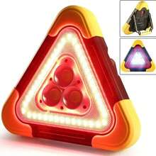 2-In-1 Emergency Triangular Warning Light, Emergency Alarm Lamp For Breakdowns, Portable Handheld Flashing Light - A - View 7