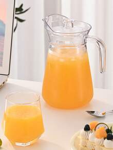 Large Capacity Acrylic Water Pitcher With Lid And Spout; Heat And Cold Resistant. Suitable For Storing Juice, Milk, Hot Or Cold Beverages (Such As Tea And Coffee). Perfect For Home Kitchen, Restaurant, Party, Hotel And Other Occasions. - Multicolor - View 6